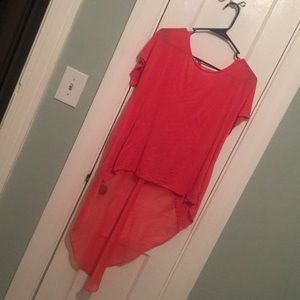 Pink Freeloader flowy top